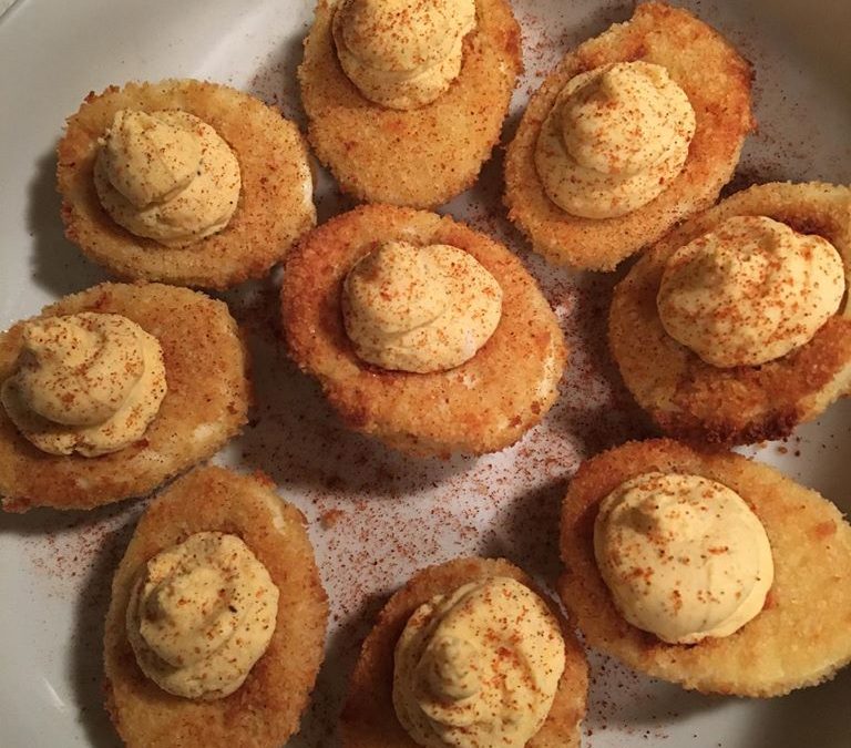 Air Fried Deviled Eggs