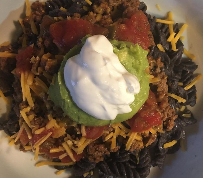 Black Bean Taco Pasta