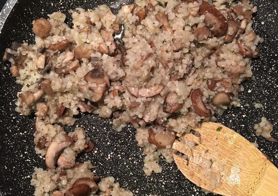 Cauliflower Mushroom “Risotto”