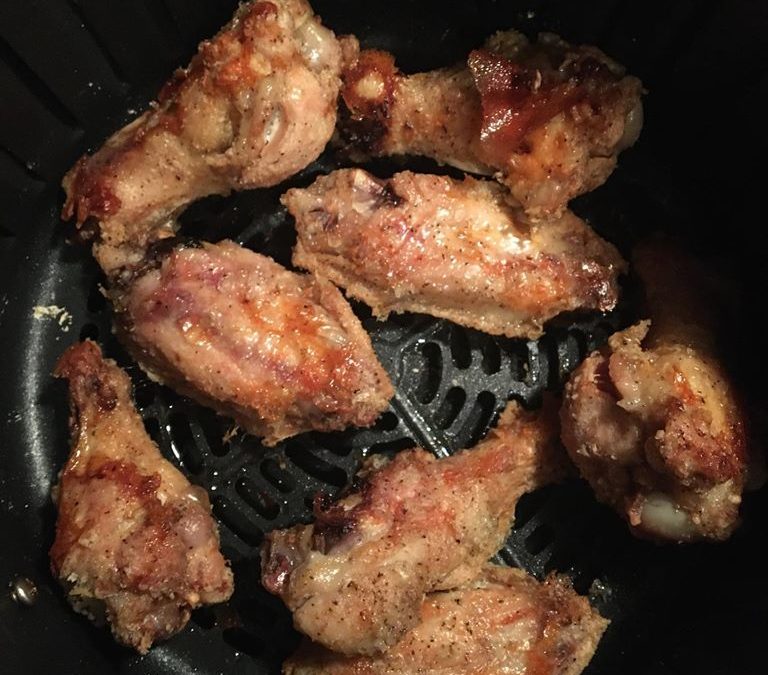 Super Crispy Air Fried Chicken Wings