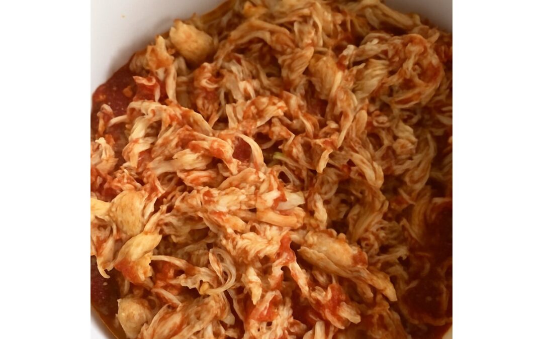 Crockpot Spicy Pulled Chicken