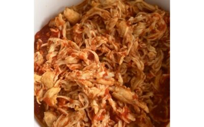 Crockpot Spicy Pulled Chicken